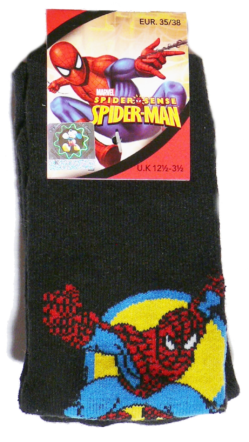 4 paires de Chaussettes d'intrieur anti-drapantes Spiderman