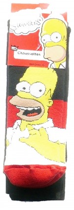 Chaussettes d'intrieur antidrapantes Homer Simpson