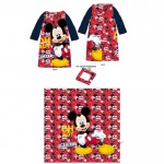 Robe de chambre plaid couverture Mickey