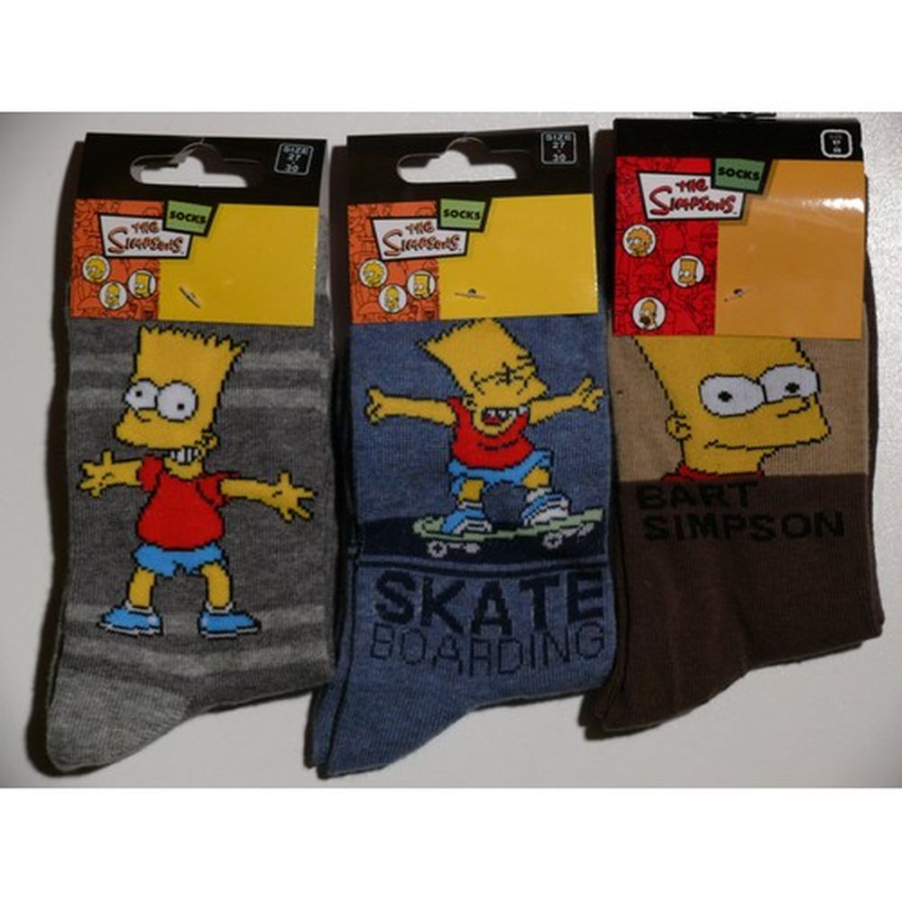 Chaussettes Bart the Simpson