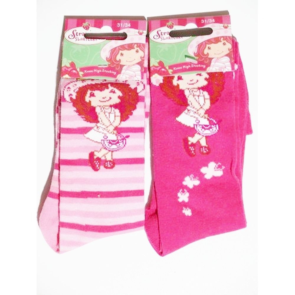 Chaussettes longues Charlotte aux fraises