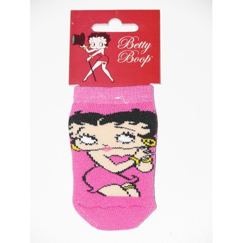 Chaussette tlphone portable Betty Boop rose