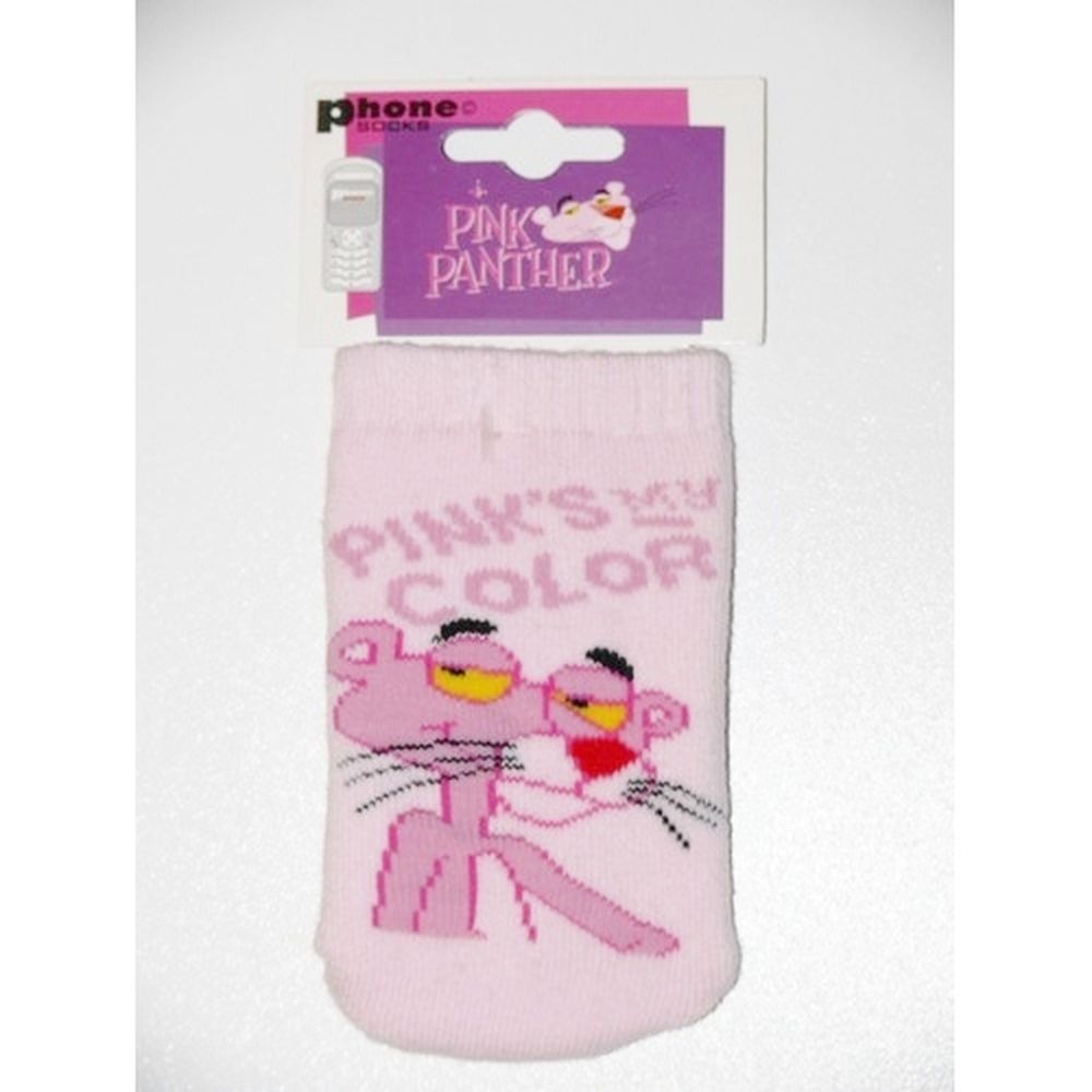 Chaussette tlphone portable La panthre rose