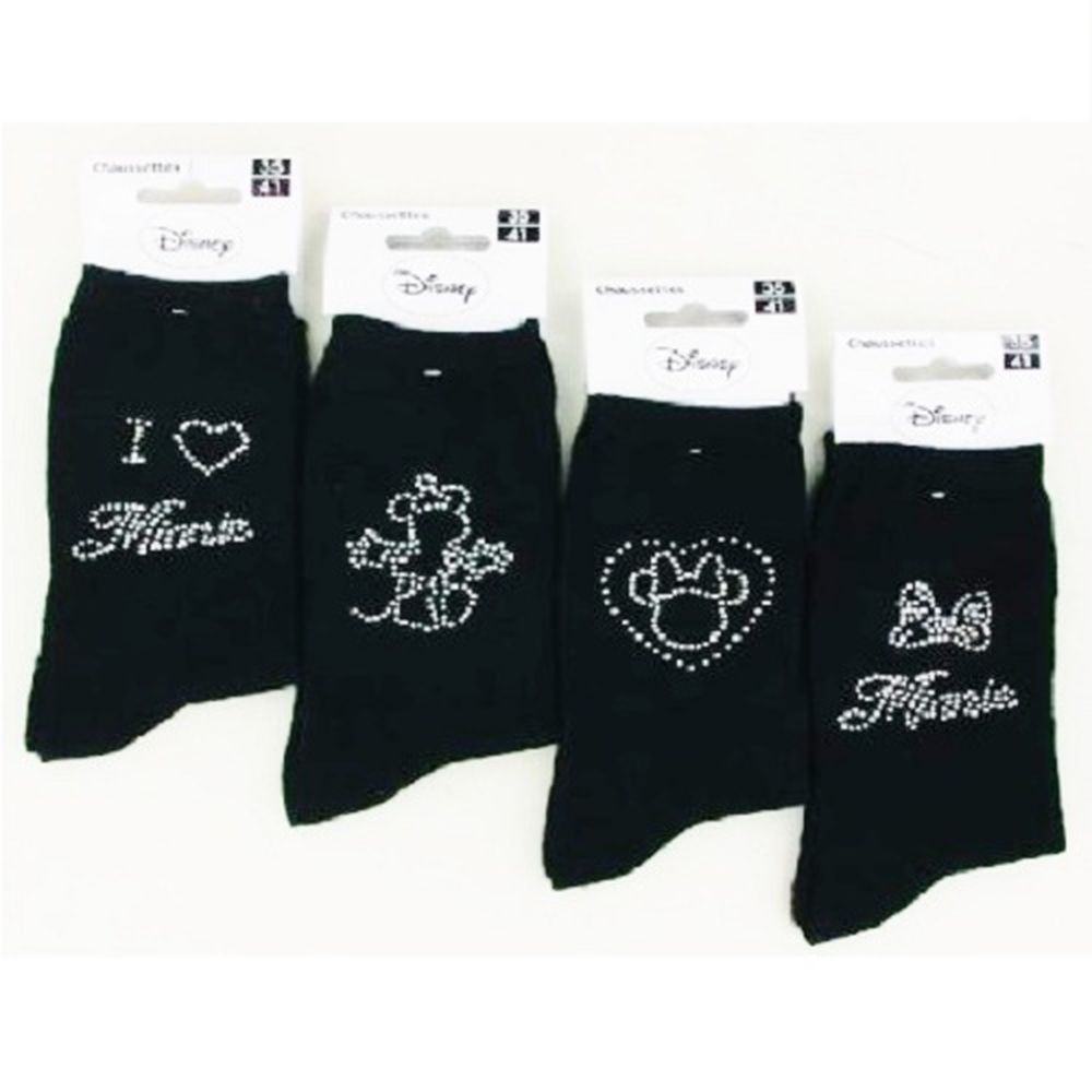 Chaussettes Minnie Strass