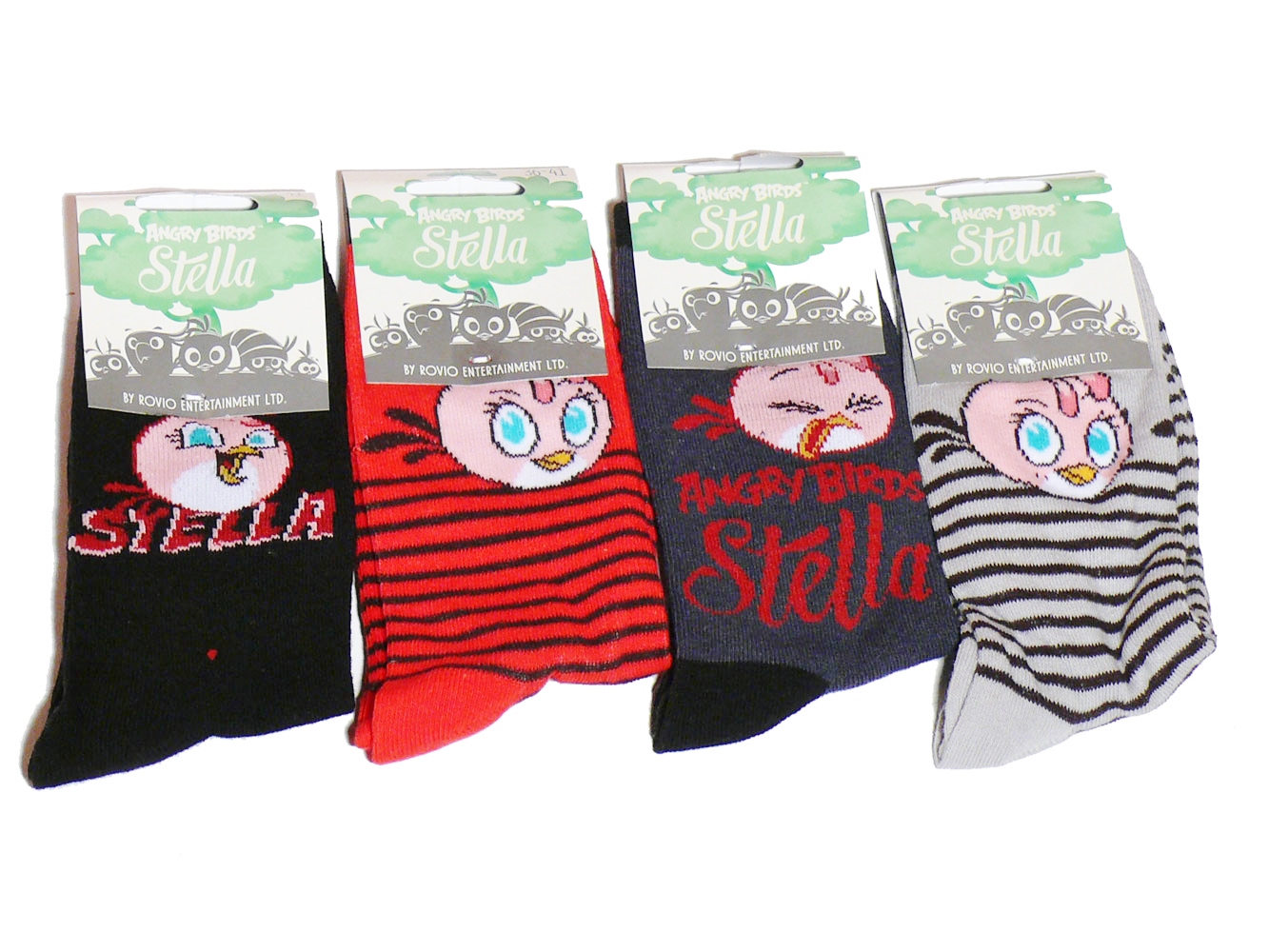 Lot de 4 paires de chaussettes Angry Birds