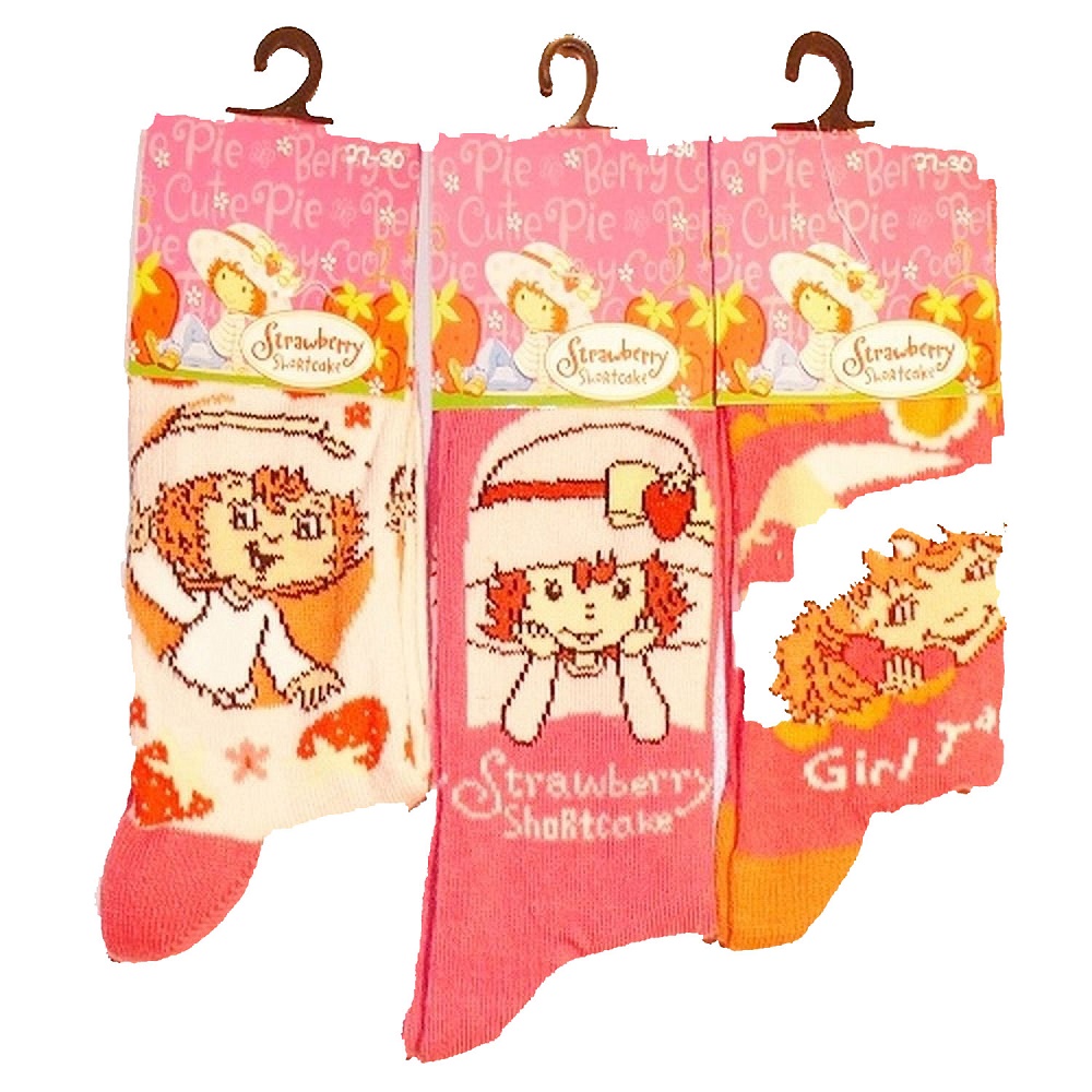 Chaussettes Charlotte aux Fraises vintage