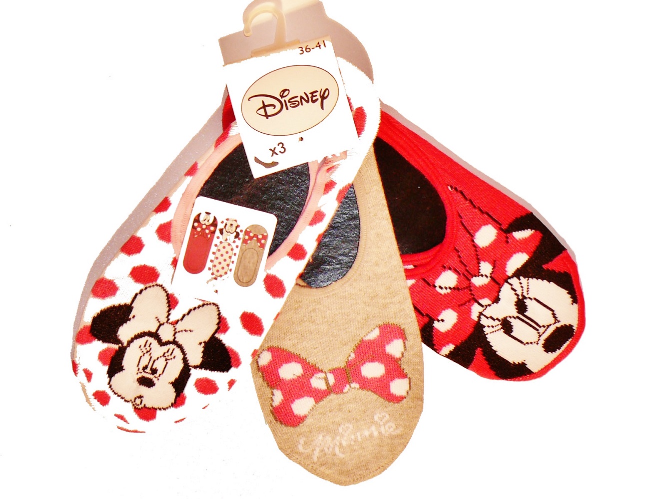 Chaussettes invisibles Minnie