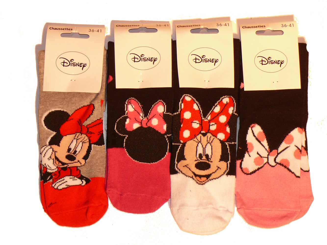 Chaussettes Minnie avec motifs sur devant du pied