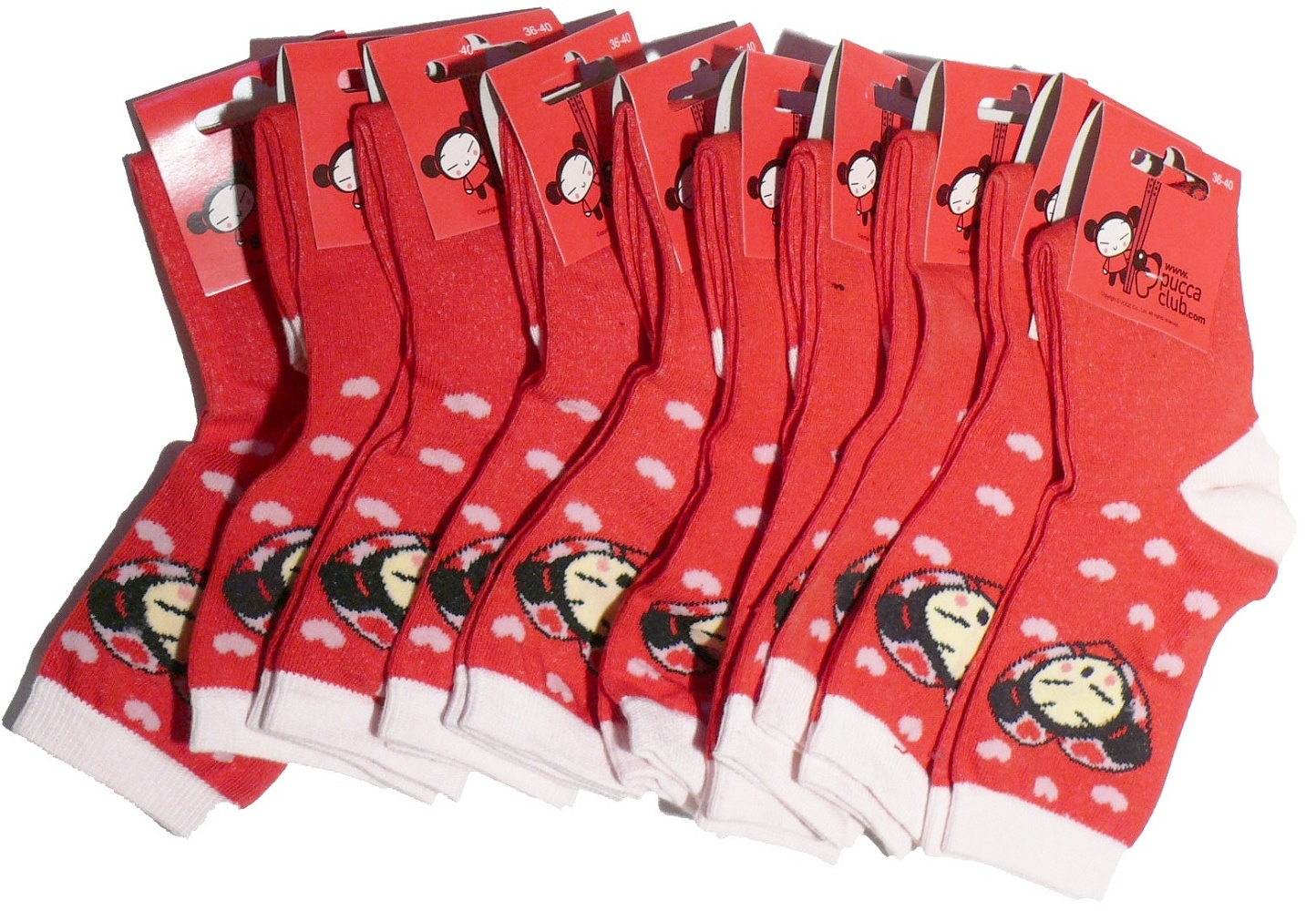 Lot de 10 paires de Chaussettes Pucca