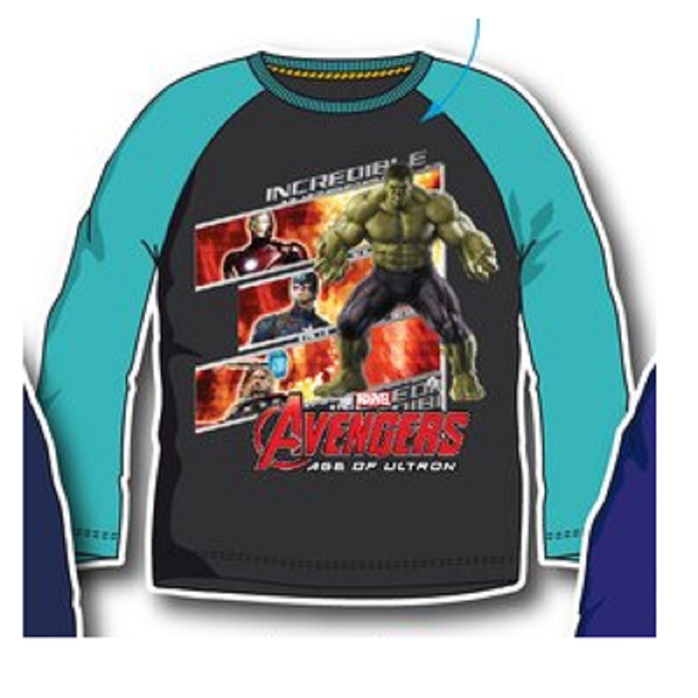 T-shirt Hulk The Avengers manches longues