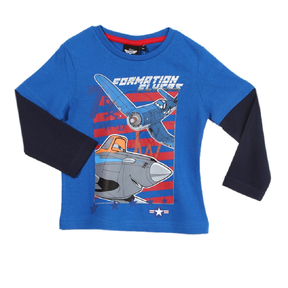 T-shirt Planes doubles manches