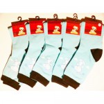 Lot de 5 paires de Chaussettes Snoopy bleu