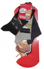 Chaussettes Homer Simpson avec boite cadeau