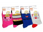 Lot de 4 paires de Chaussettes Les Minions