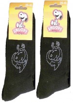 Chaussettes Snoopy Strass