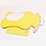 Coussin de bain chien jaune