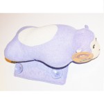 Coussin de bain singe mauve