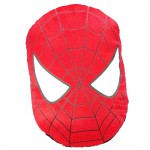 Coussin peluche masque de Spiderman
