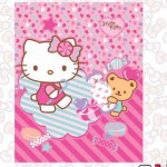 Plaid polaire Hello Kitty