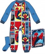 Combinaison pyjama Spiderman et chaussettes intrieur