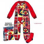 Combinaison pyjama Spiderman et chaussettes intrieur