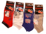 Lot de 4 paires de Socquettes femme Hello Kitty