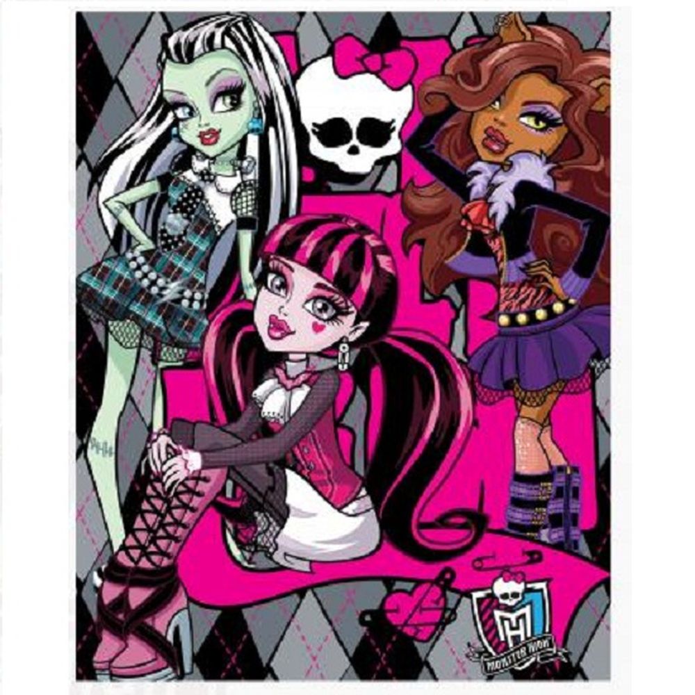 Plaid polaire Monster High