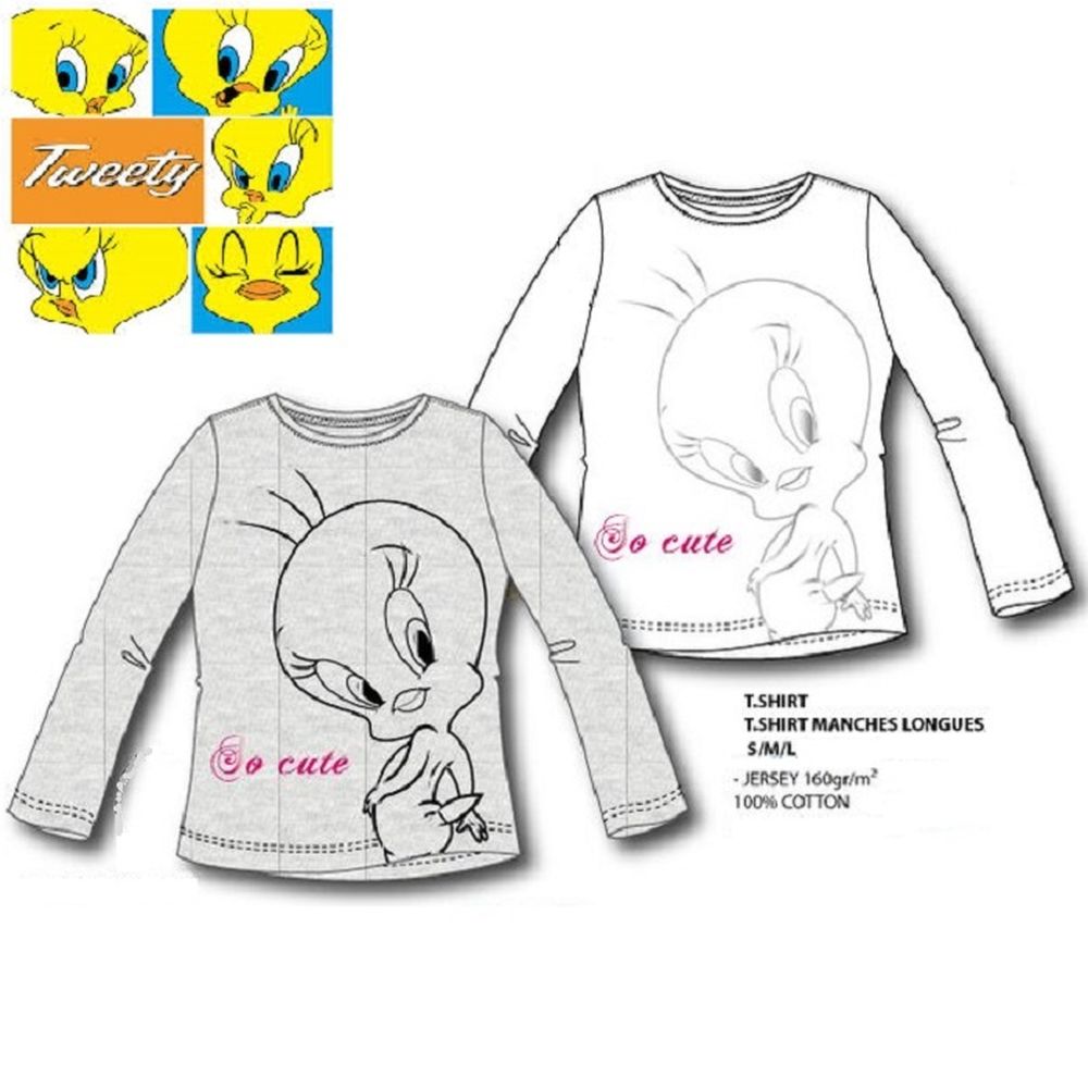 T-shirt Tweety gris